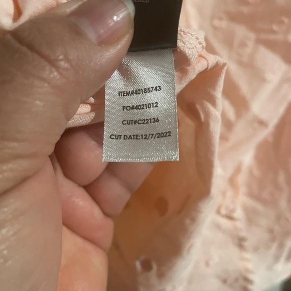 Torrid Orange Buttoned‎ Blouse with Peter Pan Collar - Picture 9 of 10